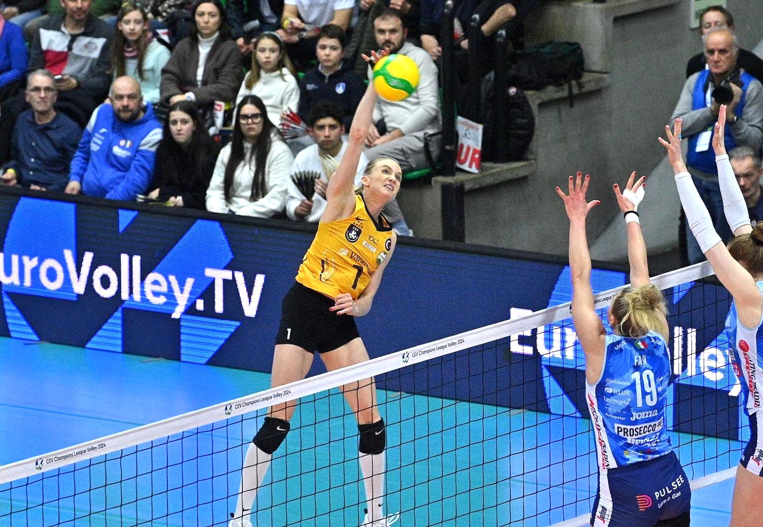 VakıfBank, Conegliano’ya boyun eğdi, Avrupa’ya veda etti