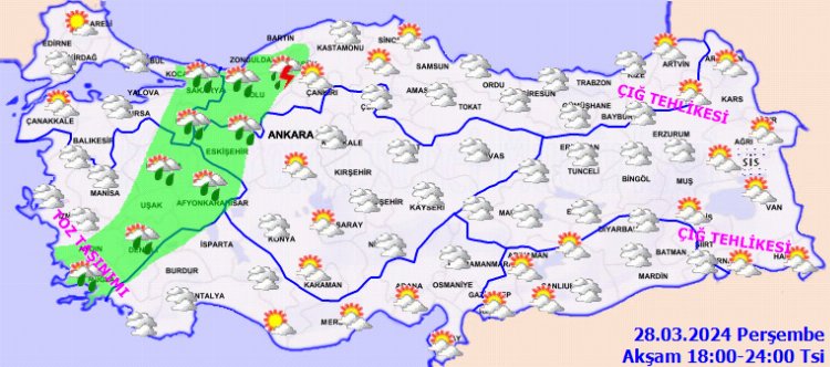 Ege Denizi'nde kuvvetli fırtına!