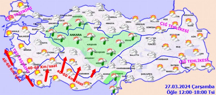 Marmara ve Ege için toz taşınımı uyarısı!