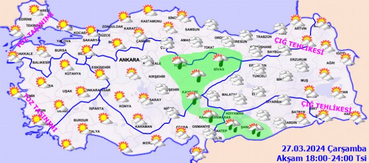 Marmara ve Ege için toz taşınımı uyarısı!