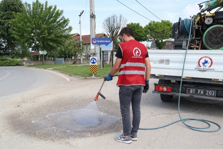 Düzce’de ilaçlama çalışmaları devam ediyor