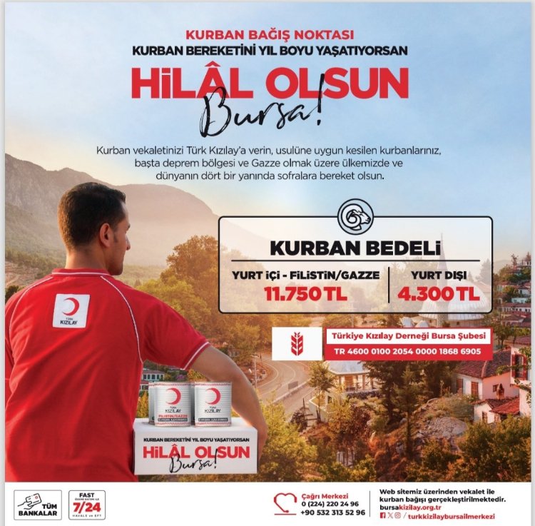 Kızılay Bursa'da kampanya detaylarını açıkladı