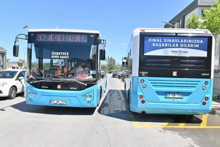 Manisa'da üniversiteliler için ücretsiz 'ring'ler başladı