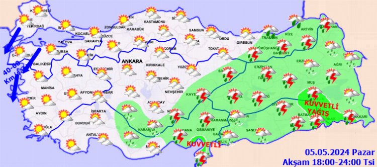 Türkiye'nin Pazar havası... Parçalı ve çok bulutlu!