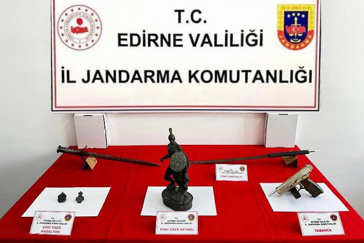 Edirne'nin Uzunköprü ilçesinde Jandarma