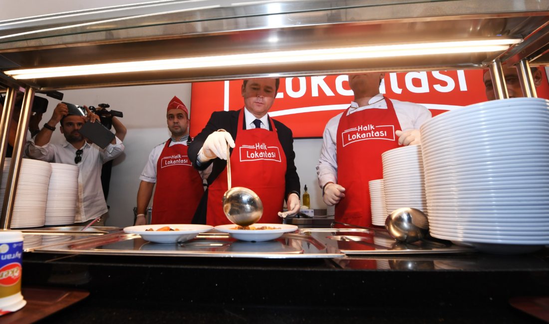 Bursa’nın İlk Halk Lokantası Açıldı. 4 Çeşit Yemek 80 Lira.