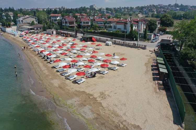 Kocaeli'de plajlar yaza hazır