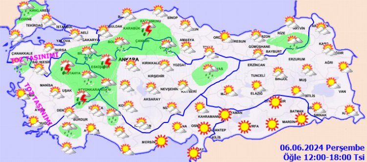 Yurtta bugün hava nasıl olacak?