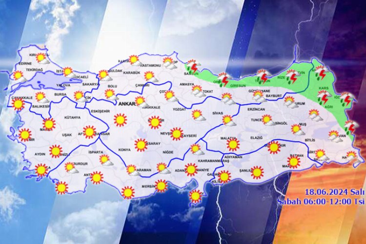 Yurtta bugün hava nasıl olacak? Orta Karadeniz ve Akdeniz’in Toroslar kesimi sağanak yağışlı