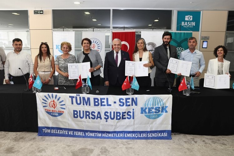 Bursa Nilüfer'de toplu iş sözleşmesi sevinci