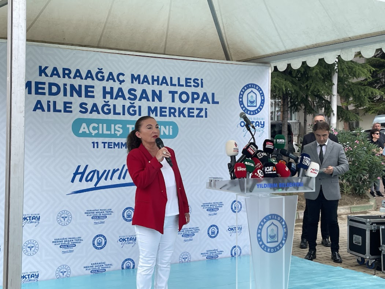 Bursa'da Karaağaç Medine Topal Aile Sağlığı Merkezi açıldı