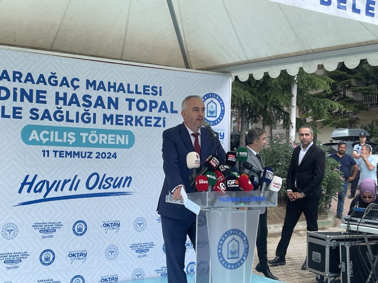 Bursa'da Karaağaç Medine Topal Aile Sağlığı Merkezi açıldı