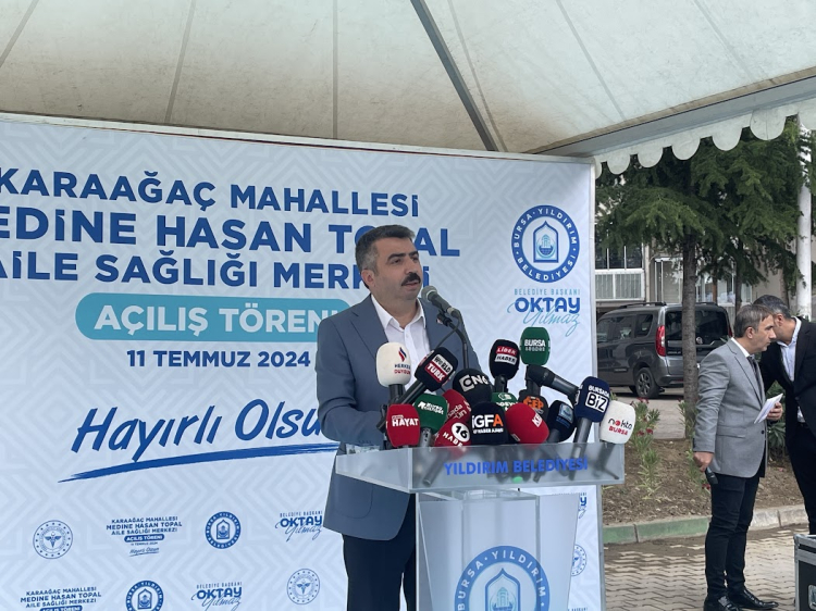 Bursa'da Karaağaç Medine Topal Aile Sağlığı Merkezi açıldı