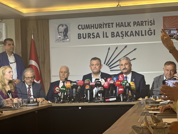 CHP Genel Başkanı Özgür Özel Bursa'da