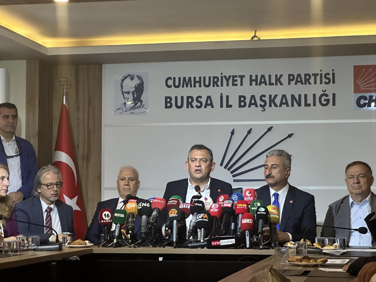 CHP Genel Başkanı Özgür Özel Bursa'da