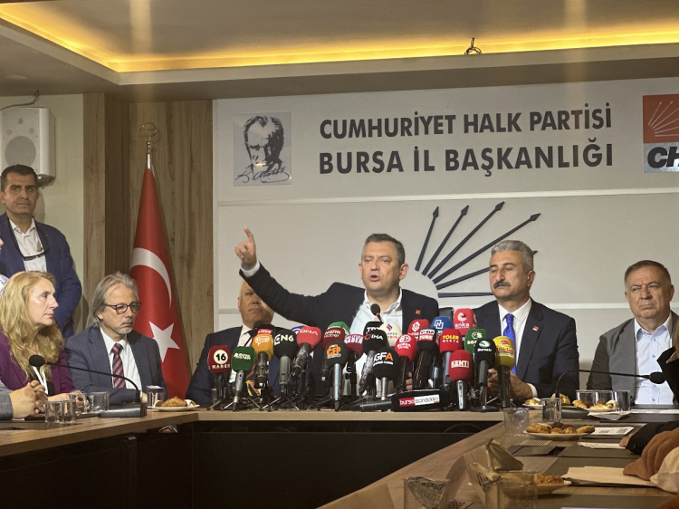 CHP Genel Başkanı Özgür Özel Bursa'da