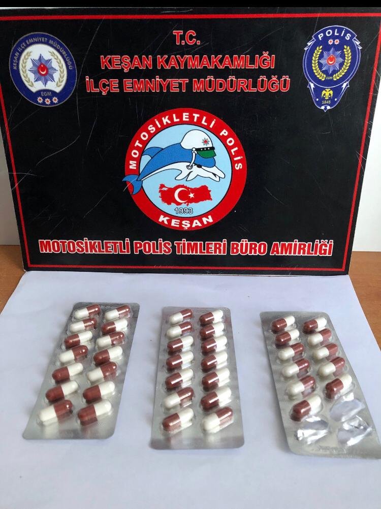 Edirne Keşan'da uyuşturucuya 8 gözaltı