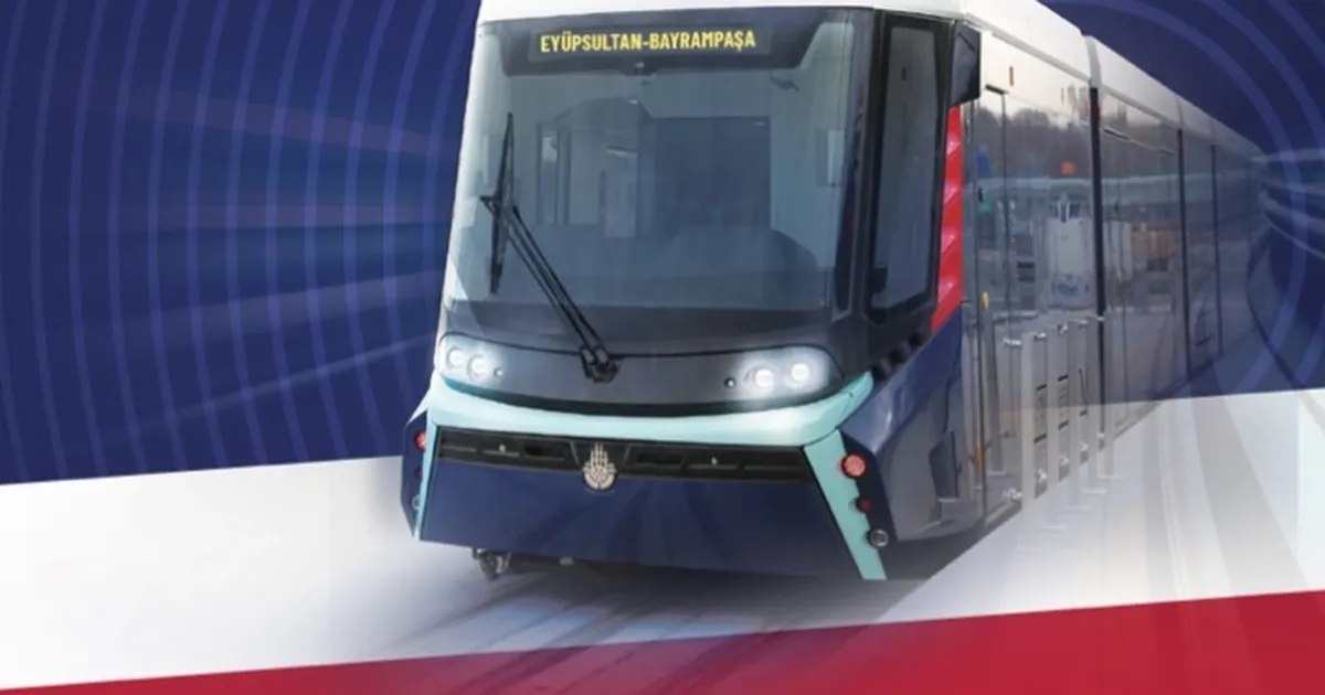 Eyüpsultan-Bayrampaşa Tramvay Hattı’nın yapımı başlıyor