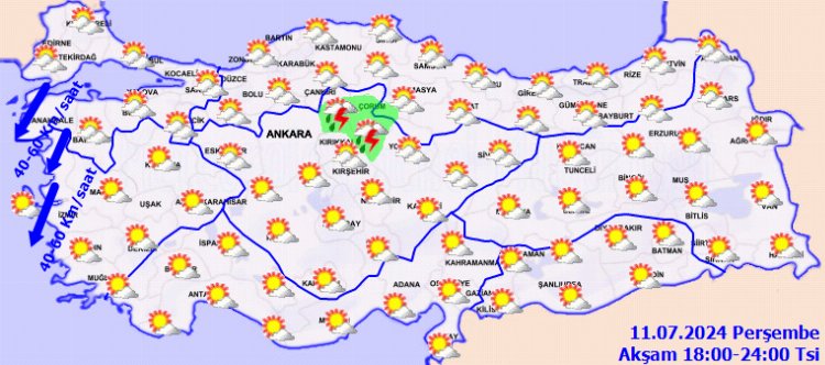 Meteoroloji'den 'kuvvetli' uyarı!