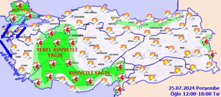 Türkiye'nin batısı serinleyecek