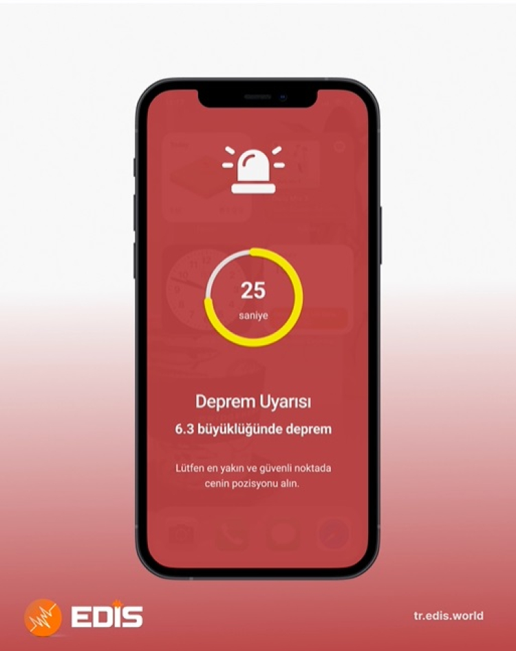 Yaşanan 4,1 depremi erken uyardı