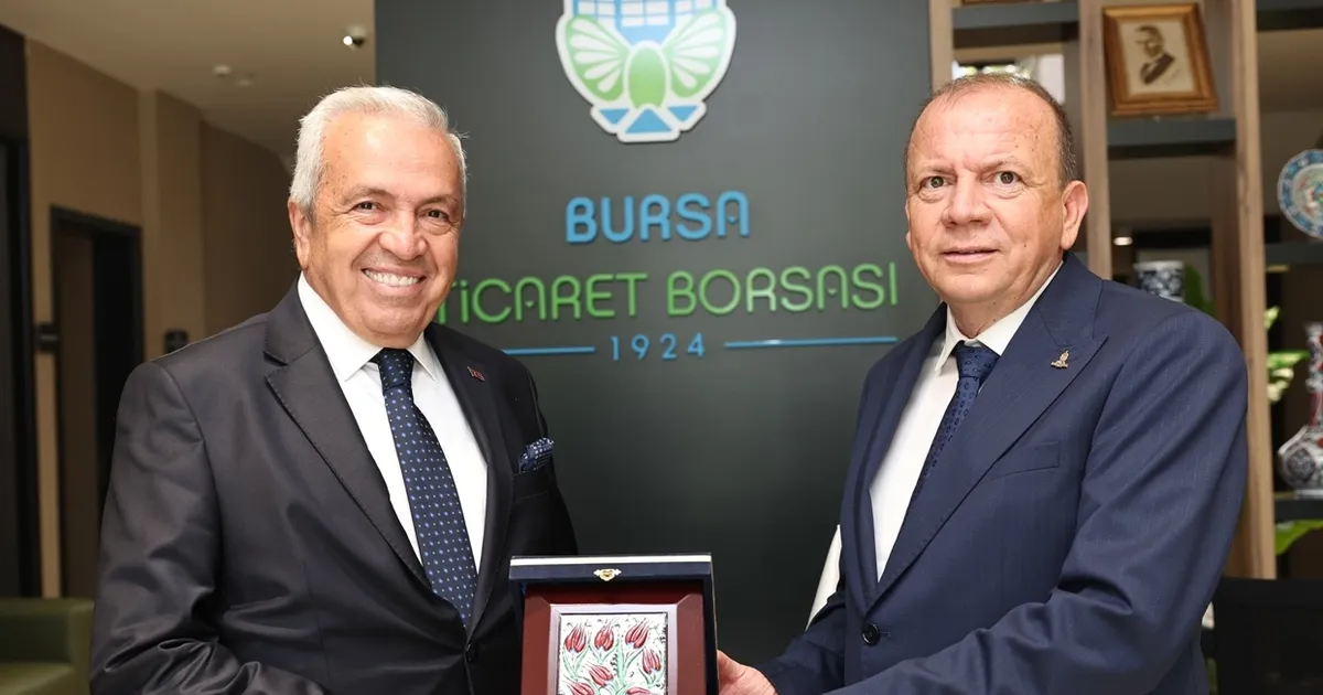 Başkan Şadi Özdemir’den Bursa Ticaret Borsası’na ziyaret