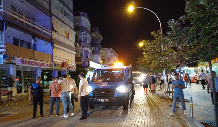 Bursa'da sahile akşam denetimi