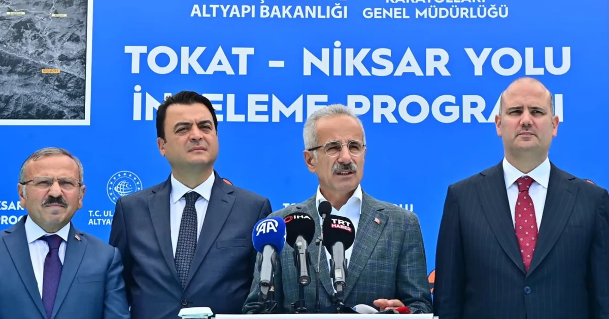 Tokat-Niksar yolunda hedef 2026... Tasarruf tedbirleri kapsamında desteklenen yol