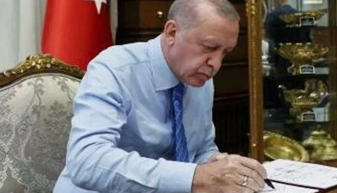 Cumhurbaşkanı Erdoğan'ın imzasıyla, 16