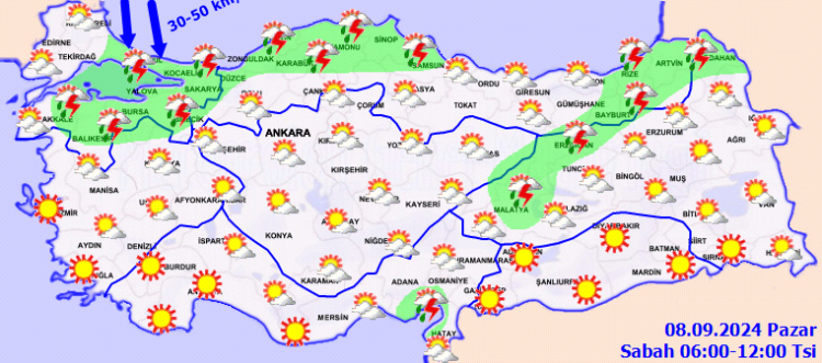 Bugün şemsiyeniz yanınızda bulunsun!