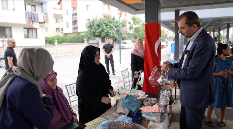 Bursa Gürsu'nun üreten kadınları 'Maharetli Eller'de