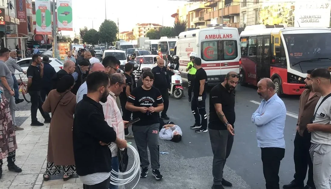 Düzce'de Bulvar Caddesi üzerinde