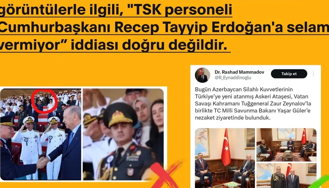 "TSK personeli Cumhurbaşkanı Recep