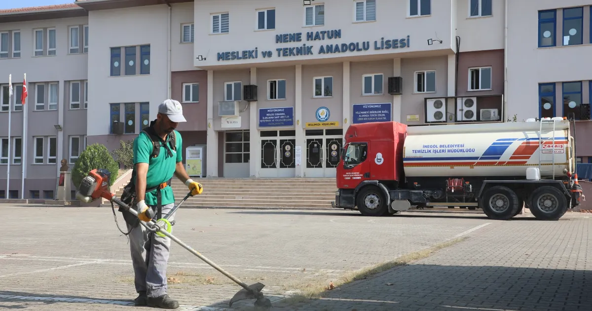 İnegöl’de okullar yeni eğitim öğretim yılına hazırlanıyor