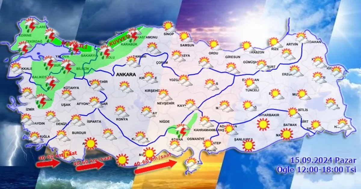 Meteoroloji'den 'Pazar' havası!