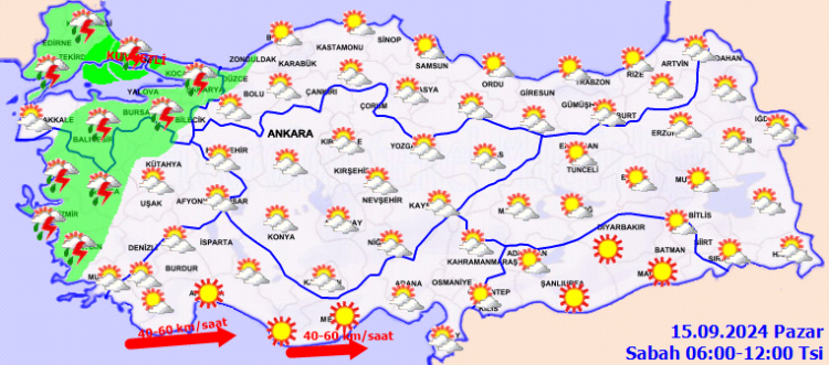 Meteoroloji'den 'Pazar' havası!