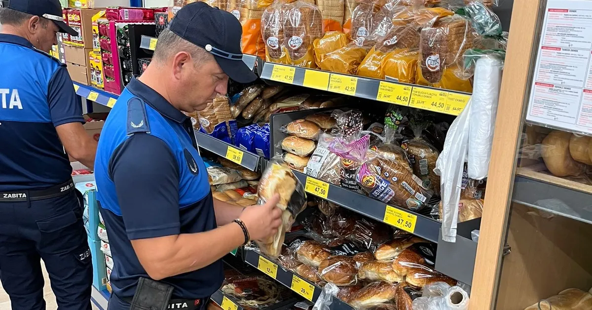 Mudanya Zabıtası'ndan marketlere denetim