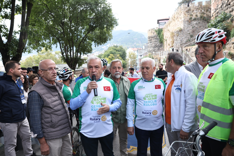 Tophane-Nilüfer-Mudanya Bisiklet Turu'yla yeşile pedalladılar