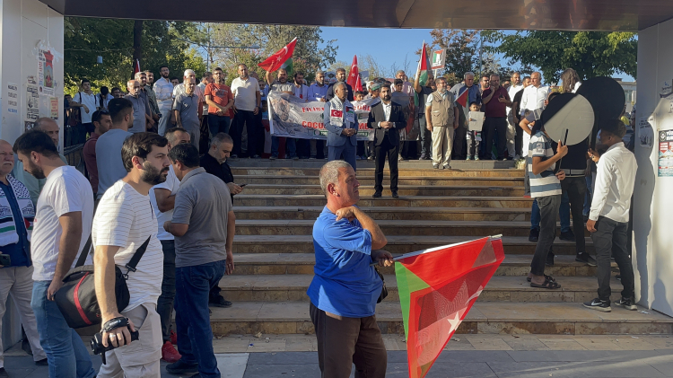 Adıyaman’da Filistin’e destek yürüyüşü