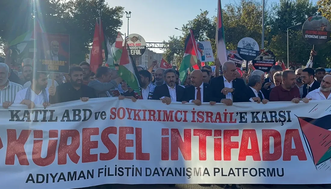 Adıyaman’da, Filistin’deki gelişmelere dikkat