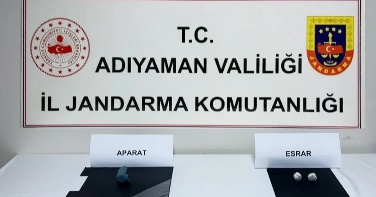 Adıyaman’da operasyon: 180 adet uyuşturucu madde ele geçirildi