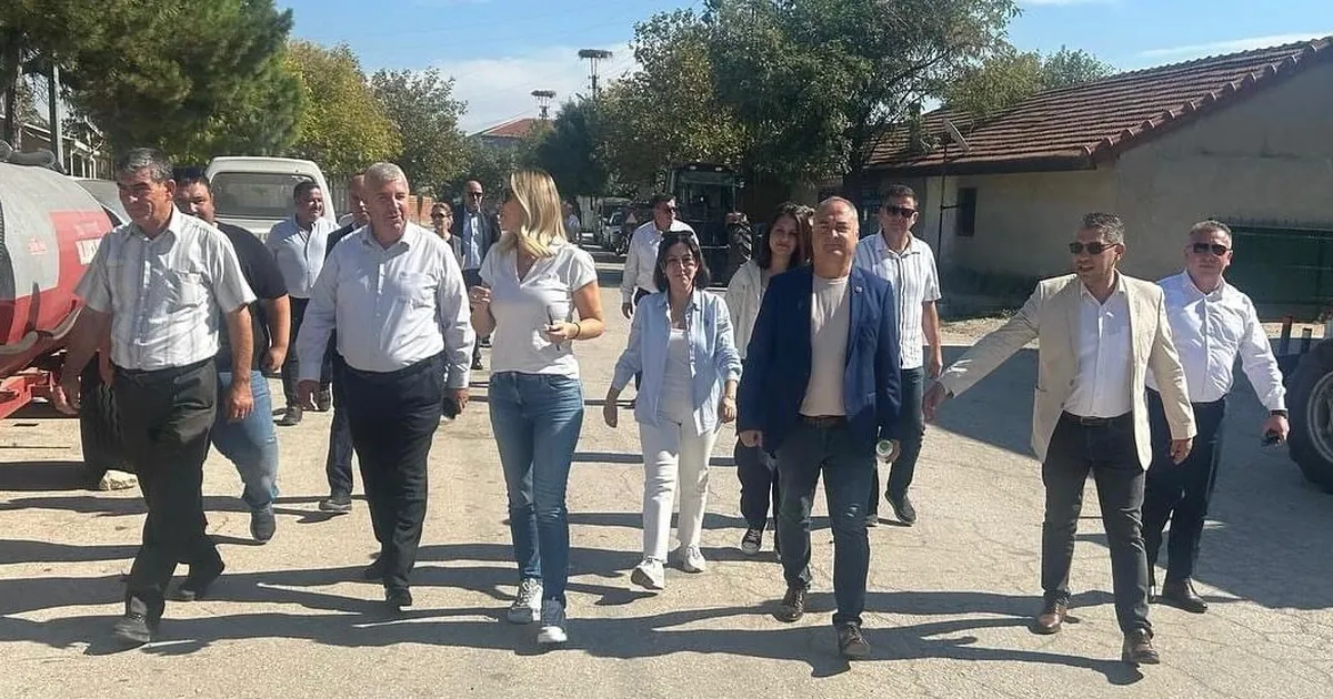 CHP Edirne İl Başkanı Harika Taybıllı ve yönetimden İpsala ziyareti