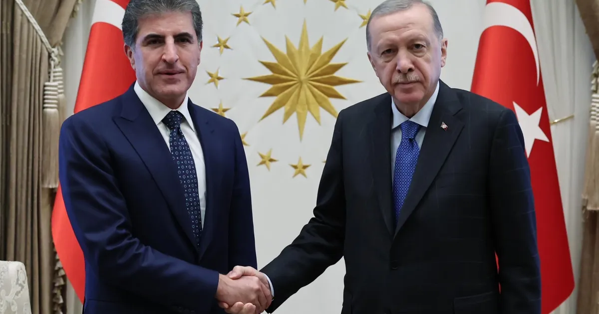 Cumhurbaşkanı Erdoğan Barzani ile görüştü