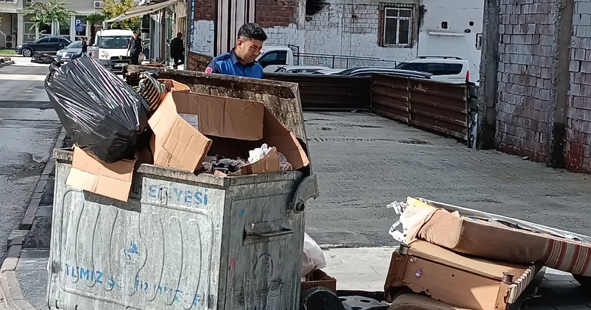 Düzce'de çevreyi kirletti... Kameralardan kaçamadı!