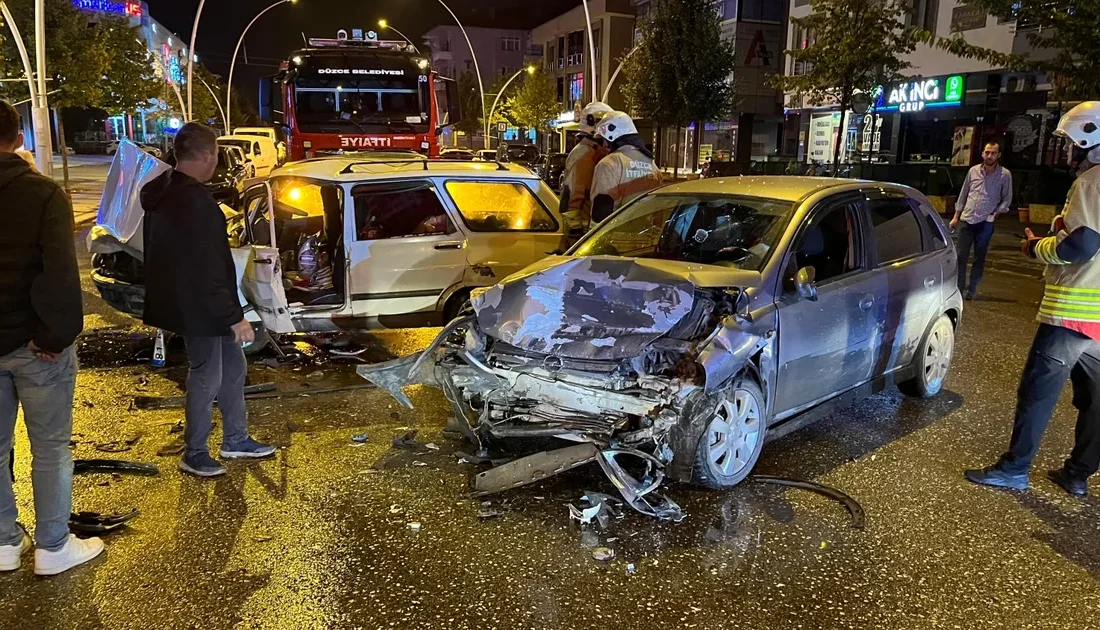 Düzce'de meydana gelen kazada