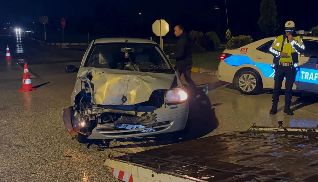 Düzce'de meydana gelen trafik