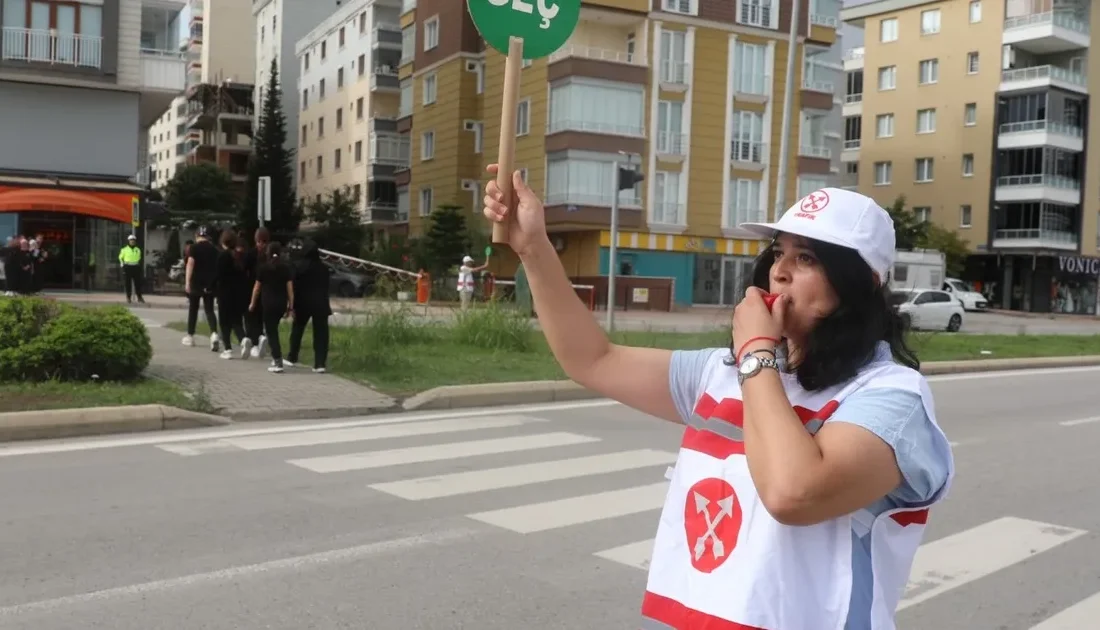 Samsun'un Atakum ilçesinde öğrencilerin