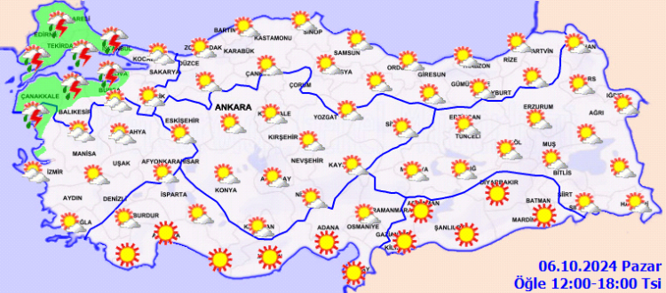 Yurtta bugün Pazar havası nasıl?