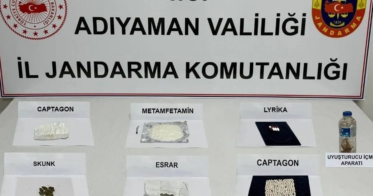 Adıyaman’da uyuşturucu operasyonu