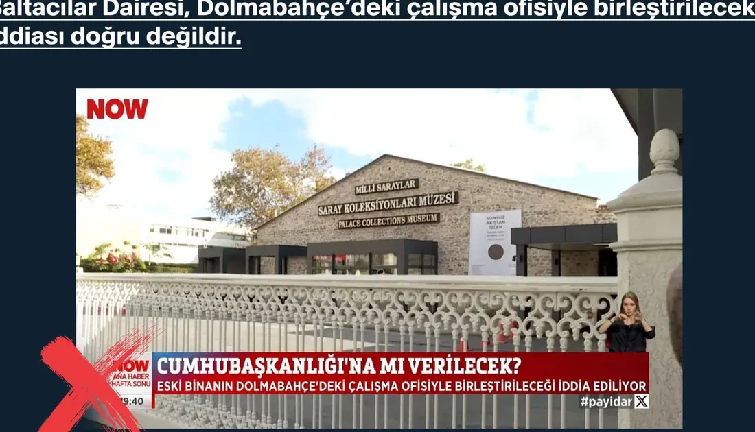 Dolmabahçe Baltacılar Dairesi’nin iddia